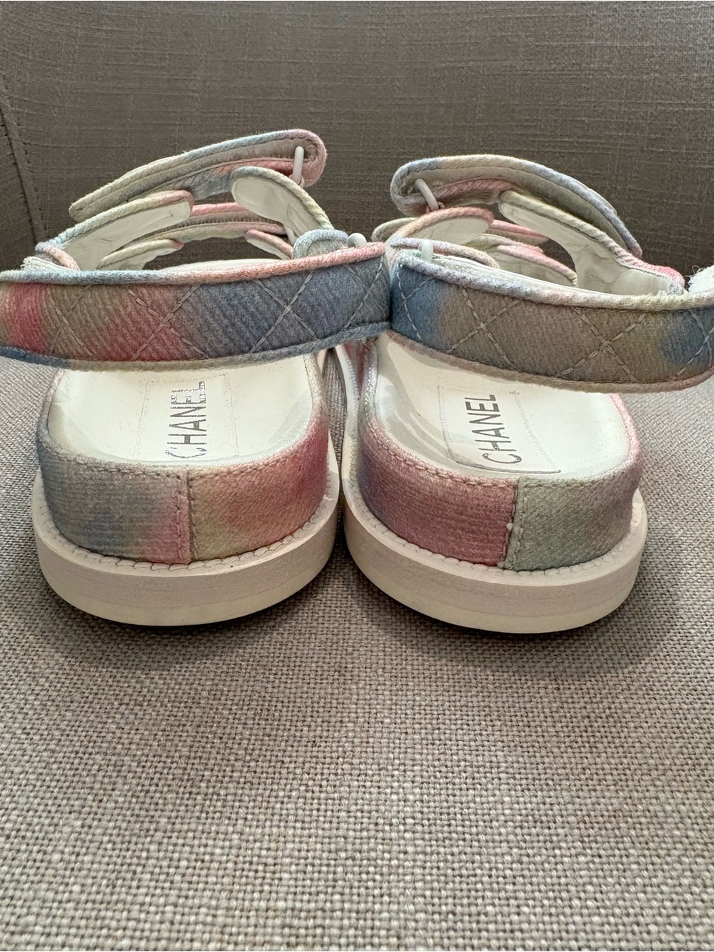CHANEL Rainbow Dad Sandals - Picture 13 of 16